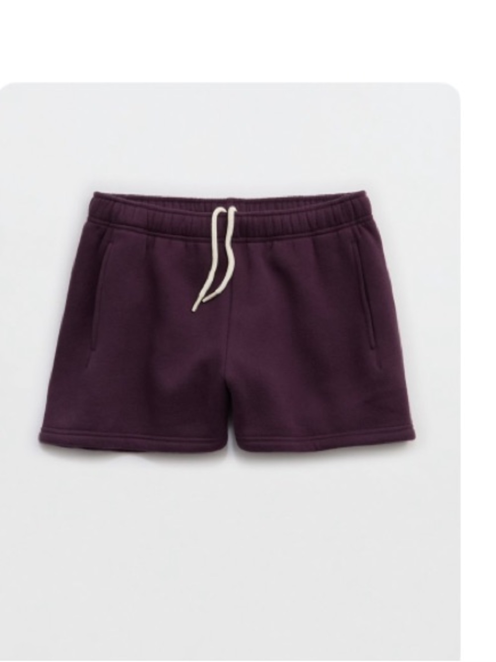 Aerie Cloud Fleece Shorts in Cool Berry Size Large Lounge Shorts Comfy Shorts